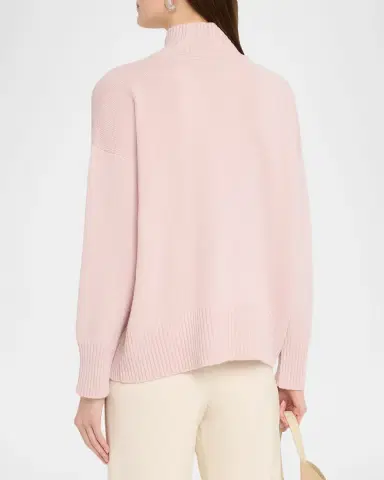 Eskandar Cashmere Small Long Sleeve High Neck Sweater - Mid Length | Thumbnail 12 Eskandar Cashmere Small Long Sleeve High Neck Sweater - Mid Length | Thumbnail 12