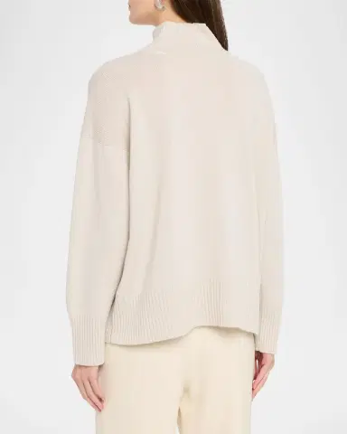 Eskandar Cashmere Small Long Sleeve High Neck Sweater - Mid Length | Thumbnail 16 Eskandar Cashmere Small Long Sleeve High Neck Sweater - Mid Length | Thumbnail 16