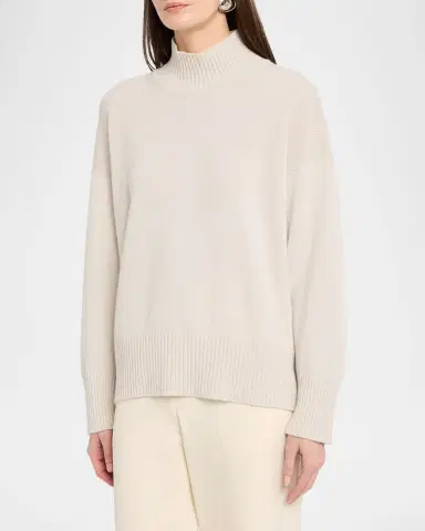 Eskandar Cashmere Small Long Sleeve High Neck Sweater - Mid Length | Thumbnail 17 Eskandar Cashmere Small Long Sleeve High Neck Sweater - Mid Length | Thumbnail 17