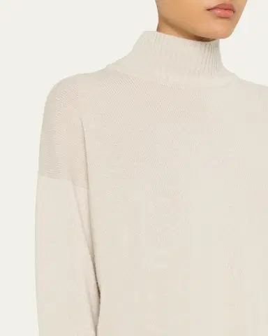 Eskandar Cashmere Small Long Sleeve High Neck Sweater - Mid Length | Thumbnail 5 Eskandar Cashmere Small Long Sleeve High Neck Sweater - Mid Length | Thumbnail 5