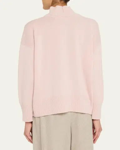 Eskandar Cashmere Small Long Sleeve High Neck Sweater - Mid Length | Thumbnail 8 Eskandar Cashmere Small Long Sleeve High Neck Sweater - Mid Length | Thumbnail 8