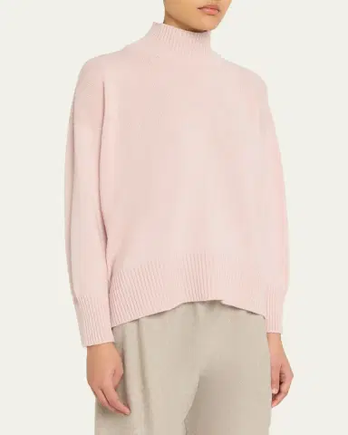 Eskandar Cashmere Small Long Sleeve High Neck Sweater - Mid Length | Thumbnail 9 Eskandar Cashmere Small Long Sleeve High Neck Sweater - Mid Length | Thumbnail 9