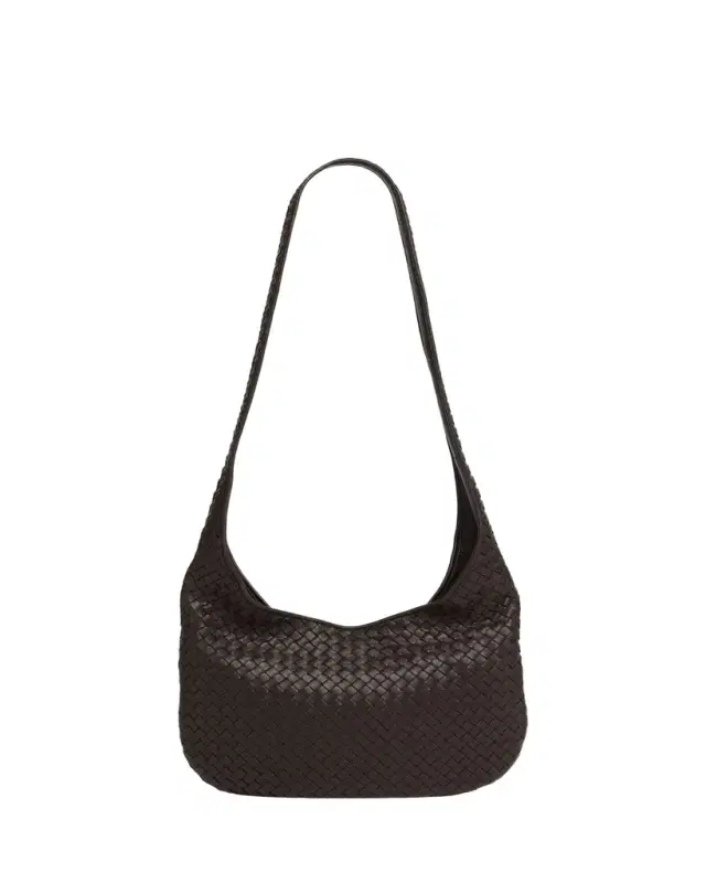 Bottega Veneta Men's Small Veneto Intrecciato Leather Shoulder Bag