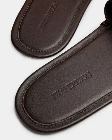 JW Anderson Suede Loafer Slide Sandals | Thumbnail 4