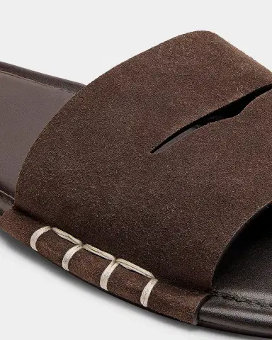 JW Anderson Suede Loafer Slide Sandals | Thumbnail 5