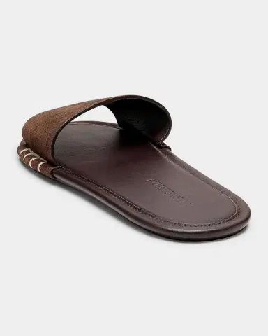 JW Anderson Suede Loafer Slide Sandals | Thumbnail 6
