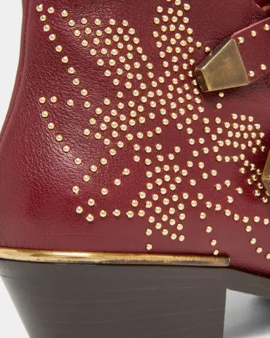Chloé 40mm Susanna Studded Leather Ankle Booties | Thumbnail 9