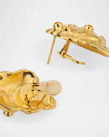 Oscar de la Renta Seashell Stud Earrings | Thumbnail 7