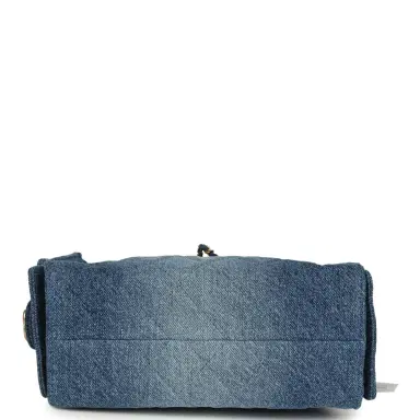 Chanel Chanel Mini 25 Hobo Bag Blue Washed Denim Antique Gold Hardware | Thumbnail 7 Chanel Chanel Mini 25 Hobo Bag Blue Washed Denim Antique Gold Hardware | Thumbnail 7