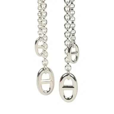 HERMÈS Hermes Farandole Drop Earrings PM Sterling Silver Hardware | Thumbnail 2 HERMÈS Hermes Farandole Drop Earrings PM Sterling Silver Hardware | Thumbnail 2