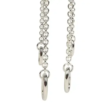HERMÈS Hermes Farandole Drop Earrings PM Sterling Silver Hardware | Thumbnail 3 HERMÈS Hermes Farandole Drop Earrings PM Sterling Silver Hardware | Thumbnail 3