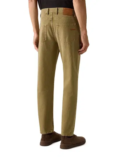 Zegna Men's Cotton Roccia Jeans - Olive Green - Size 38 | Thumbnail 4 Zegna Men's Cotton Roccia Jeans - Olive Green - Size 38 | Thumbnail 4