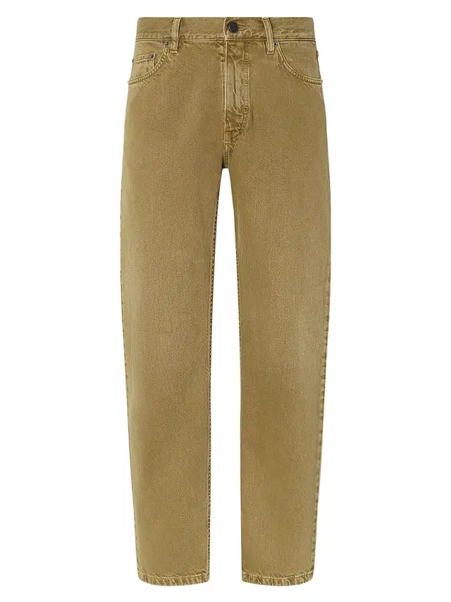 ZEGNA Men's Cotton Roccia Jeans - Olive Green