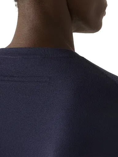 Zegna Men's 15milmil15 Wool T-Shirt - Dark Indigo Blue - Size 46 | Thumbnail 4