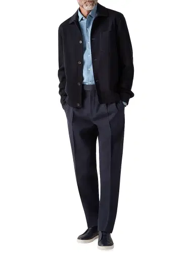 Zegna Men's Cotton Shirt - Light Blue - Size XXXL | Thumbnail 5