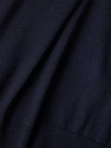 Zegna Men's Cashseta Zip Mockneck Sweater - Navy Blue - Size 50 | Thumbnail 2 Zegna Men's Cashseta Zip Mockneck Sweater - Navy Blue - Size 50 | Thumbnail 2