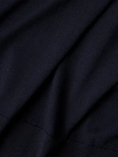 Zegna Men's 15milmil15 Wool Full Zip Cardigan - Navy Blue - Size 48 | Thumbnail 2 Zegna Men's 15milmil15 Wool Full Zip Cardigan - Navy Blue - Size 48 | Thumbnail 2