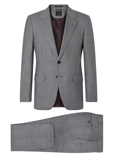 Zegna Men's Centoventimila Wool Suit - Grey - Size 48 | Thumbnail 1 Zegna Men's Centoventimila Wool Suit - Grey - Size 48 | Thumbnail 1
