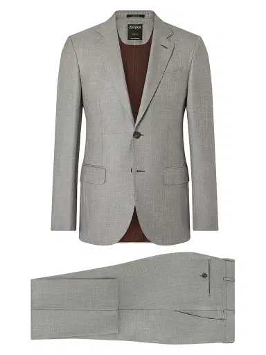 Zegna Men's Oasi Cashmere Suit - Grey - Size 48 | Thumbnail 2