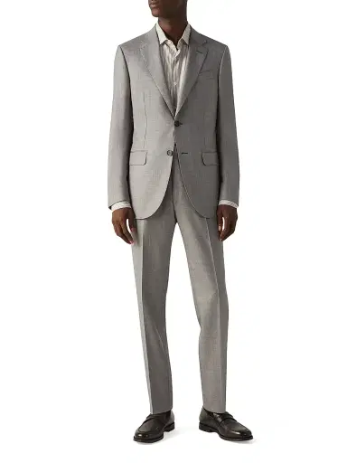 Zegna Men's Oasi Cashmere Suit - Grey - Size 48 | Thumbnail 1