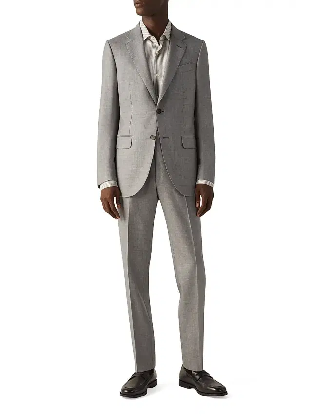 ZEGNA Men's Oasi Cashmere Suit - Grey