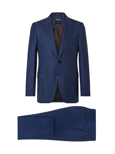 Zegna Men's Checked Centoventimila Wool Suit | Thumbnail 2