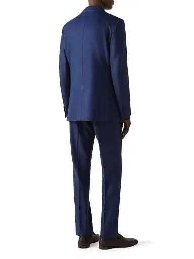Zegna Men's Checked Centoventimila Wool Suit | Thumbnail 3