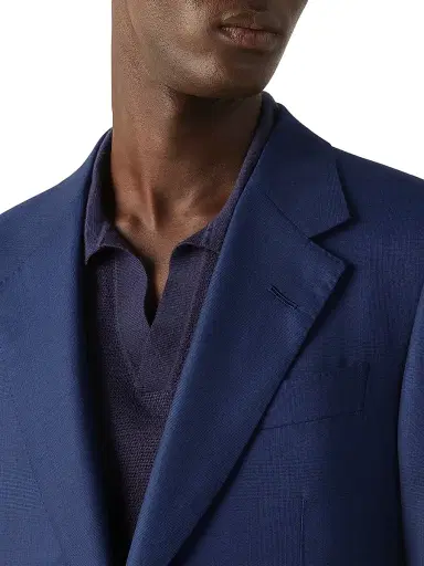 Zegna Men's Checked Centoventimila Wool Suit | Thumbnail 6