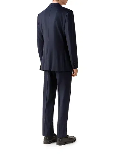 Zegna Men's Centoventimila Wool Suit - Navy Blue - Size 46 | Thumbnail 3 Zegna Men's Centoventimila Wool Suit - Navy Blue - Size 46 | Thumbnail 3