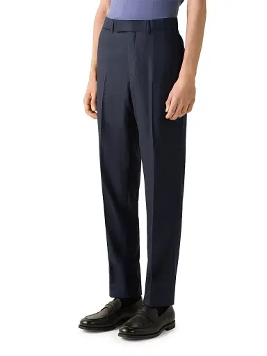 Zegna Men's Centoventimila Wool Suit - Navy Blue - Size 46 | Thumbnail 4 Zegna Men's Centoventimila Wool Suit - Navy Blue - Size 46 | Thumbnail 4