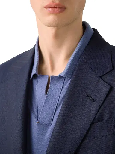 Zegna Men's Centoventimila Wool Suit - Navy Blue - Size 46 | Thumbnail 6 Zegna Men's Centoventimila Wool Suit - Navy Blue - Size 46 | Thumbnail 6