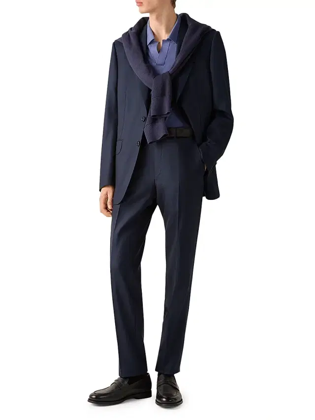 ZEGNA Men's Centoventimila Wool Suit - Navy Blue