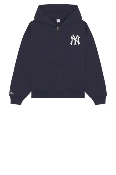 Sporty & Rich Heritage Yankees Serif Zip Hoodie | Thumbnail 5 Sporty & Rich Heritage Yankees Serif Zip Hoodie | Thumbnail 5
