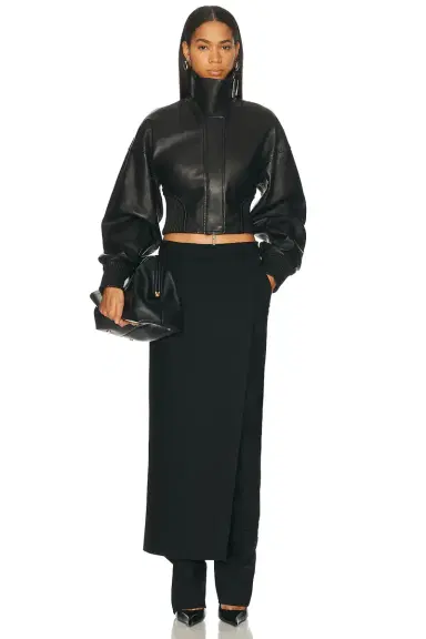 Sportmax Ossido Leather Jacket | Thumbnail 4