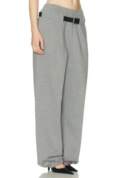 Alexander Wang Mid Rise Belted Sweatpant | Thumbnail 2 Alexander Wang Mid Rise Belted Sweatpant | Thumbnail 2