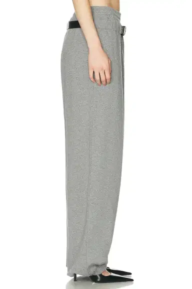 Alexander Wang Mid Rise Belted Sweatpant | Thumbnail 3 Alexander Wang Mid Rise Belted Sweatpant | Thumbnail 3