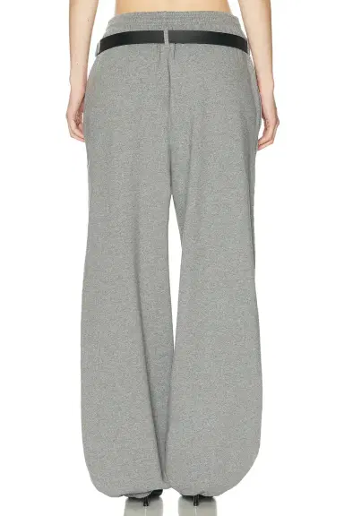 Alexander Wang Mid Rise Belted Sweatpant | Thumbnail 4 Alexander Wang Mid Rise Belted Sweatpant | Thumbnail 4
