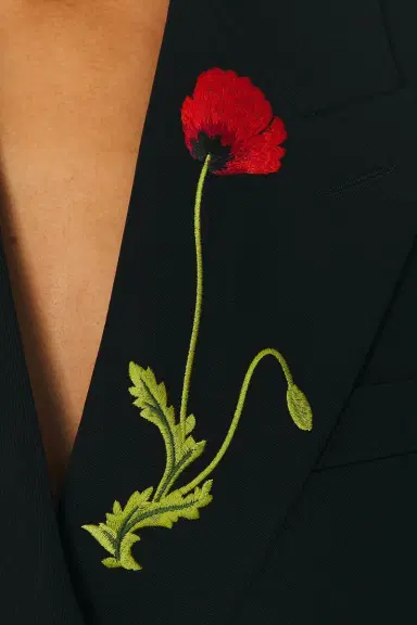 Stella McCartney Boyfriend Embroidered Tailored Blazer | Thumbnail 6 Stella McCartney Boyfriend Embroidered Tailored Blazer | Thumbnail 6