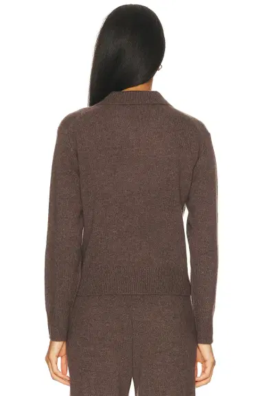 Sporty & Rich SRC Cashmere Polo Sweater | Thumbnail 3