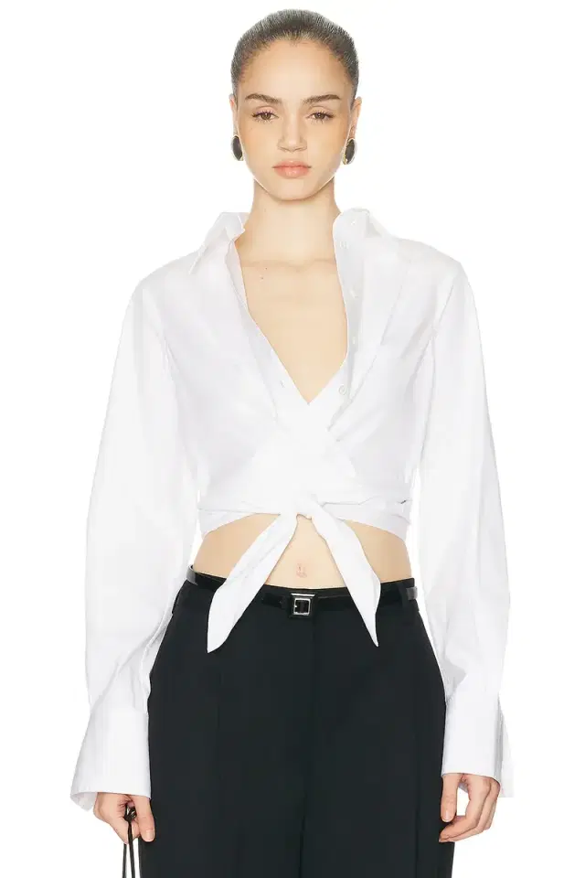 Monse Criss-Cross Tie Shirt