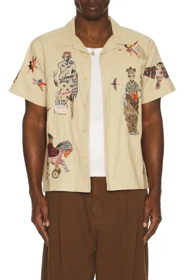 Samuel Zelig Collage Camp Shirt | Thumbnail 3