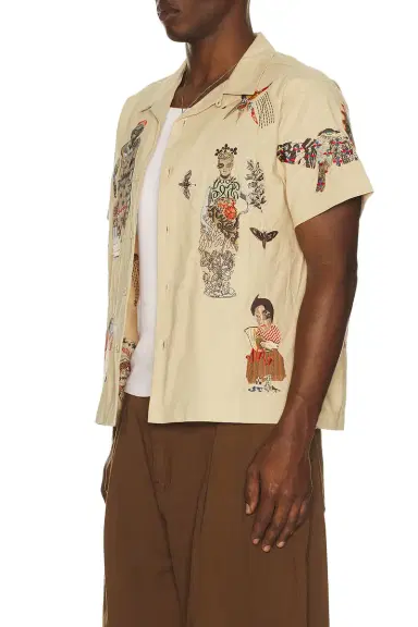 Samuel Zelig Collage Camp Shirt | Thumbnail 5