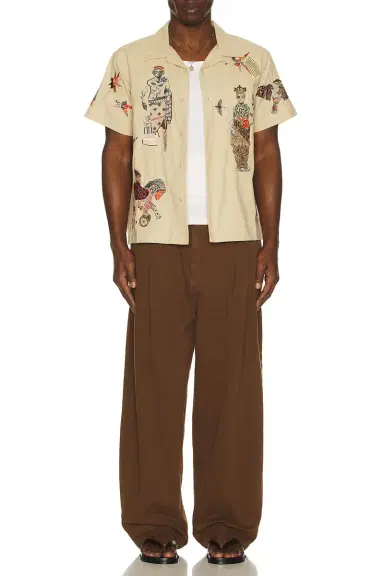 Samuel Zelig Collage Camp Shirt | Thumbnail 7