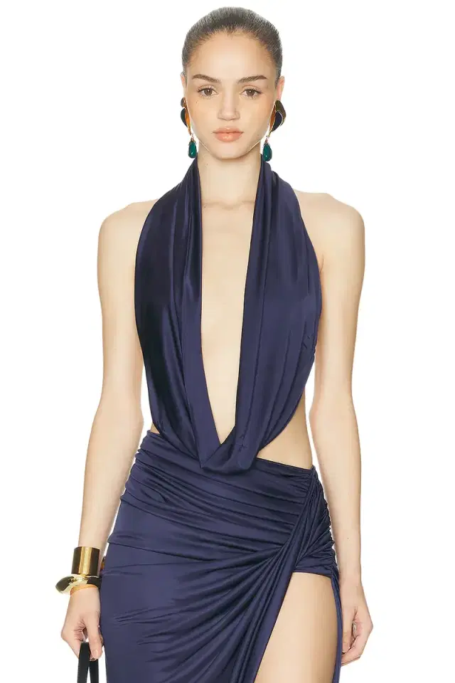 Draped Circle Top