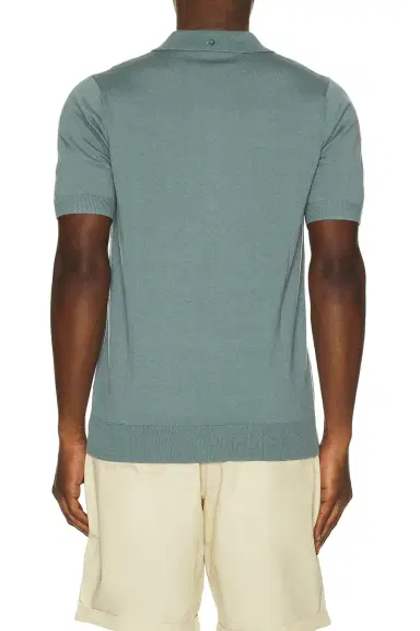 Fred Perry Cable Knitted Polo Shirt | Thumbnail 4 Fred Perry Cable Knitted Polo Shirt | Thumbnail 4