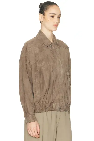 ARMA Frederica Suede Bomber Jacket | Thumbnail 3 ARMA Frederica Suede Bomber Jacket | Thumbnail 3
