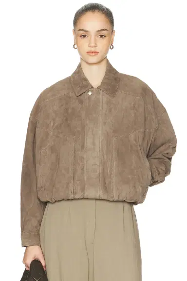 ARMA Frederica Suede Bomber Jacket | Thumbnail 1 ARMA Frederica Suede Bomber Jacket | Thumbnail 1