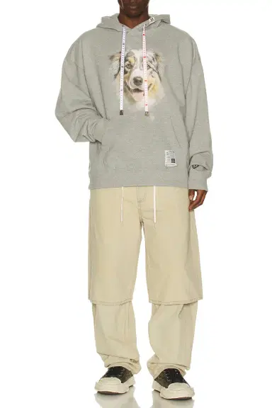 Maison MIHARA YASUHIRO Dog Printed Hoodie | Thumbnail 3
