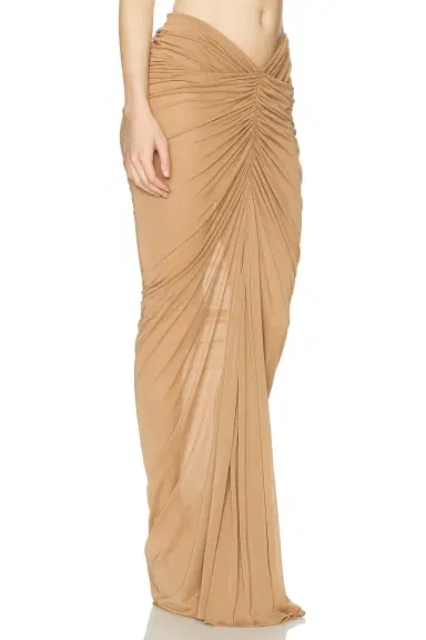 Atlein Ruched Long Skirt | Thumbnail 2