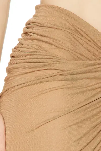 Atlein Ruched Long Skirt | Thumbnail 6